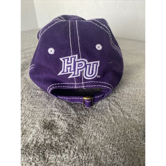 High Point University Purple strapback Hat / Ball Cap Adjustable HPU College - Picture 3 of 10